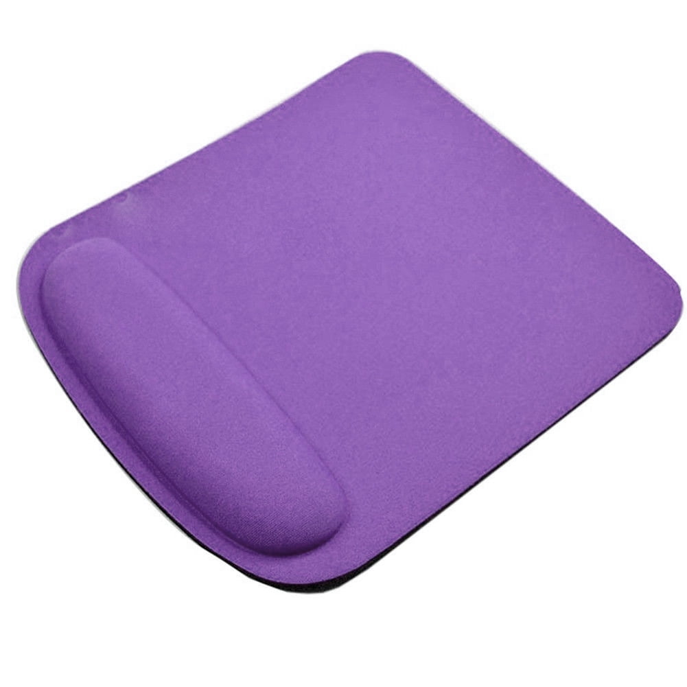 Deyuer Anti Slip Soft Wrist Support Game Mouse Mat Square Pad for Computer PC Laptop,Purple