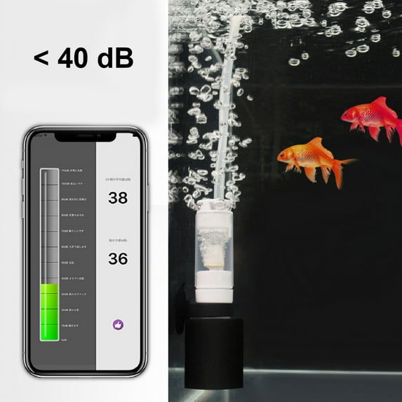 Deyuer Aquarium Filter 3 in 1 Multi-layer Increasing Oxygen Low Noise Keep Water Clean Biochemical Sponge Filter for Fish Tank,A