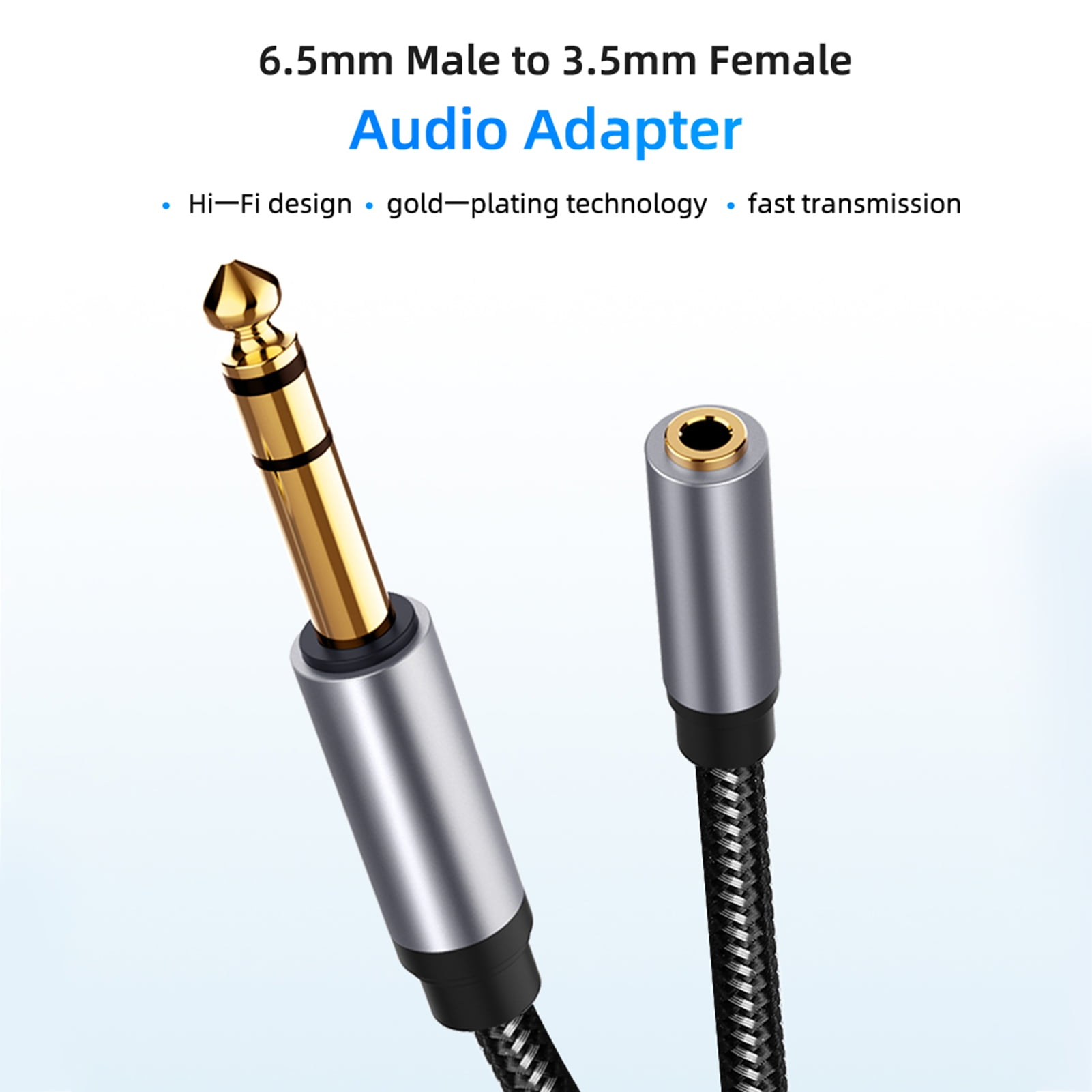 Deyuer Audio Cable Gold-plated Driver-free Noise Reduction Anti