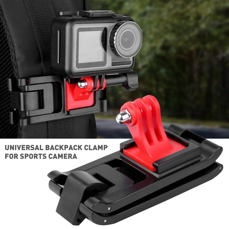 Deyuer Backpack Clip Adjustable Stand Sports Camera Holder for GoPro Osmo  Insta360 