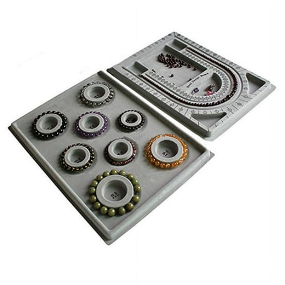 Deyuer Bead Board Bracelet Beading Tray Necklace Design DIY Craft Jewelry Meter Panel