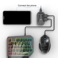 thumbnail image 1 of Deyuer Bluetooth Gaming Keyboard Mouse Converter Adapter for iOS Android Phone Tablet,Black, 1 of 7