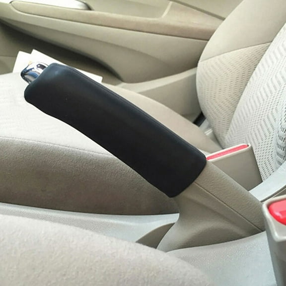 Deyuer Car Handbrake Cover Sleeve Anti-slip Hand Brake Grip Auto Silicone Accessory,Black