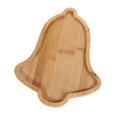 thumbnail image 1 of Deyuer Christmas Snack Tray,Bamboo Serving Plate Decorative Platter Nuts Display,Desktop Food Tray,Modern Home Fruit Bowl Christmas Tree Shape Party Snacks Tray,B, 1 of 10