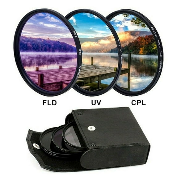 Deyuer Citystore Professional UV CPL Polarizer FLD Photo Photography Filter Kit for SLR Camera