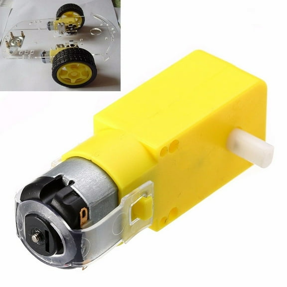 Deyuer DC 3-6V Plastic Mini Electric Reduction DC Gear Motor for Intelligent Robots Toy