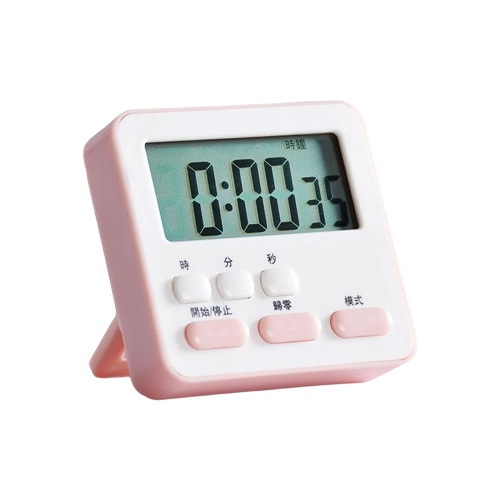 Visual Timer Clock Timer Silent Digital Luminous Time Management Tool Study  Timer for Teaching Children Pink