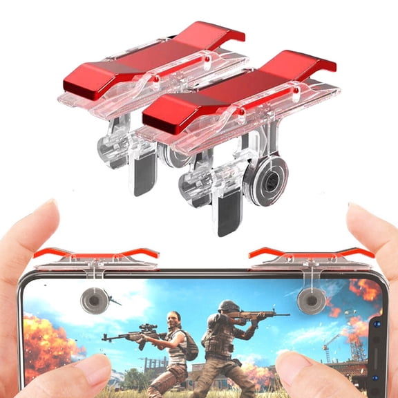 Deyuer E9 1 Pair Mobile Phone L1 R1 Fire Button Aim Gaming Trigger Shooter for PUBG