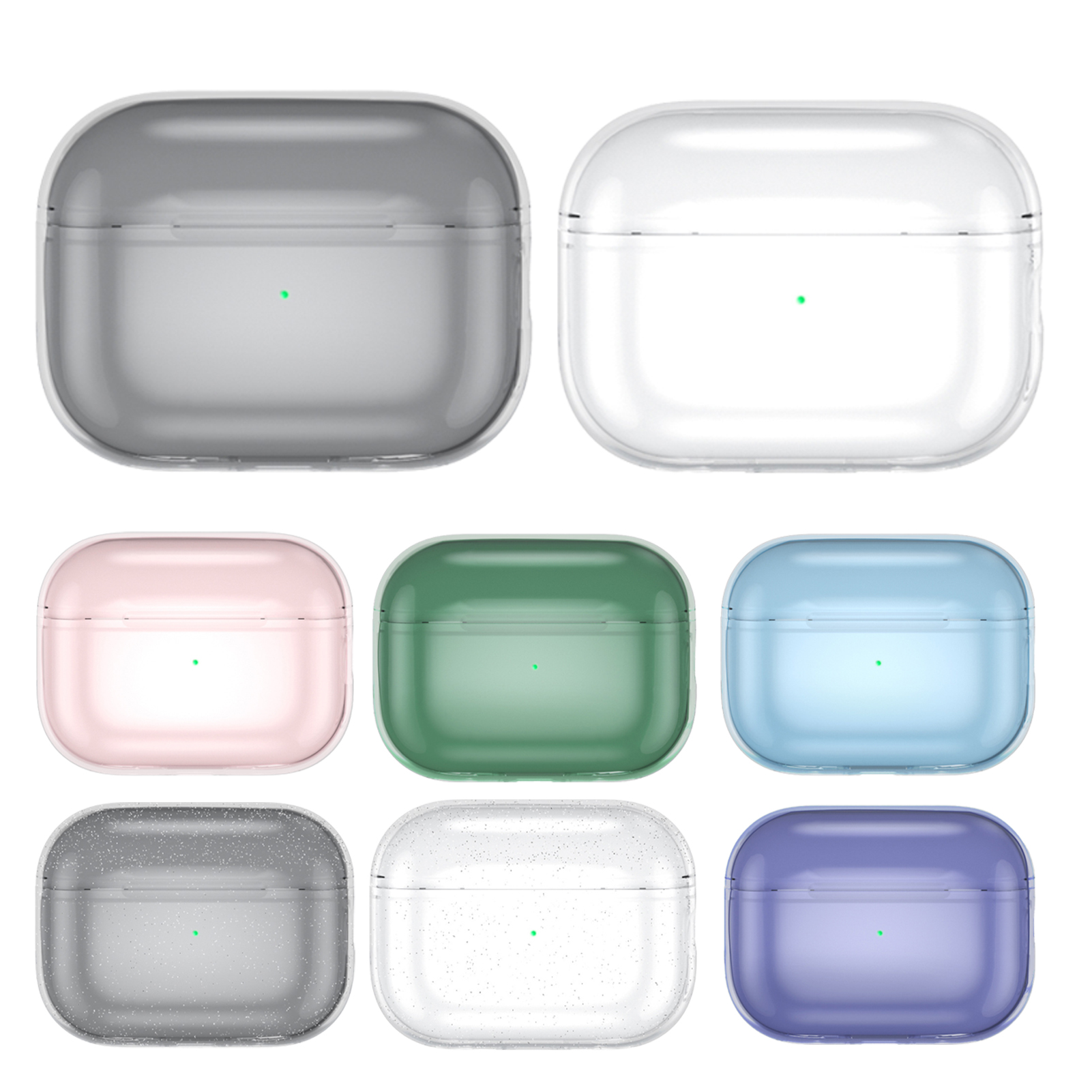 Deyuer Earbud Protective Sleeve Antidrop Shockproof Transparent Soft