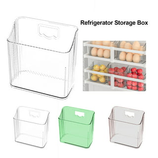 Waroomhouse Refrigerator Storage Box Compartment Design Flexible Fixing  Space-saving Fridge Side Door Scallion Ginger Garlic Organizer Kitchen  Supply 