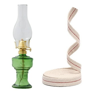 1M Flat Cotton Oil Lamp Lantern Wick And 1 Fixed needle Burner Lighting  Pratical