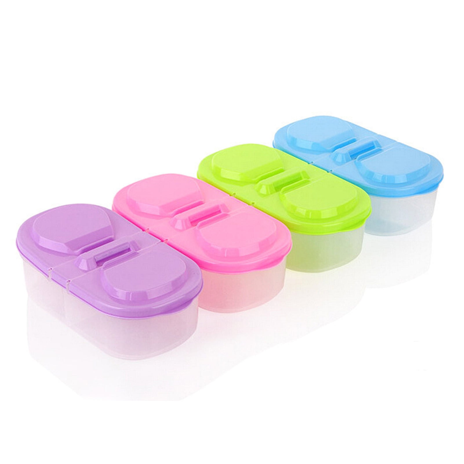 Deyuer Food Storage Box Good Sealing Multifunctional Moisture Proof Transparent Visible Daul