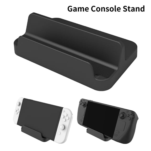 Deyuer Game Console Stand Portable Heat Dissipation Non-slip Universal Video Game Host Base for Steam Deck/Switch OLED/Switch/Lite/Phone