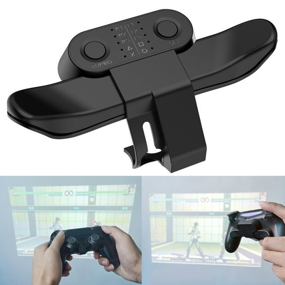 Deyuer Gamepad Back Button Clip Extender Joystick Turbo Key Adapter for PS4 Controller