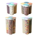thumbnail image 1 of Deyuer Grain Storage Box Food Grade Transparent Good Sealing Effect Large Capacity Detachable Save Space Heat-Resistant Cereal Storage Container Airtight Food Organizer Box for Kitchen,S, 1 of 8