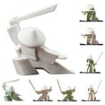 thumbnail image 1 of Deyuer Incense Stick Burner Unique Delicate White Porcelain Chinese Ceramic Samurai Censer Holder Home Decor for Home,B Green, 1 of 8