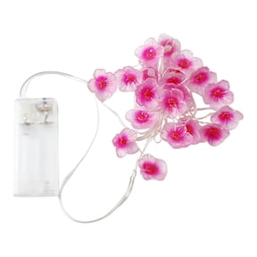 Deyuer LED Cherry Blossom Vine Light Strip with Remote Control Multiple Lighting Modes Cherry LED Tree Branch Lights Wall Decor