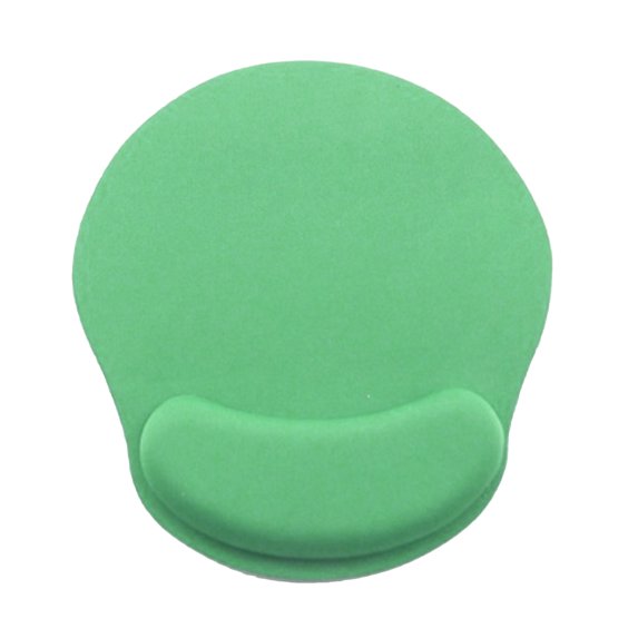 Deyuer N802 4mm Thickness Non-Slip Soft Gaming Mouse Pad Wrist Rest Mat for Office,Green