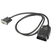 Deyuer OBD USB VAG Interface OBD2 16-Pin to DB9 RS232 Cable for Car Diagnostic Adapter