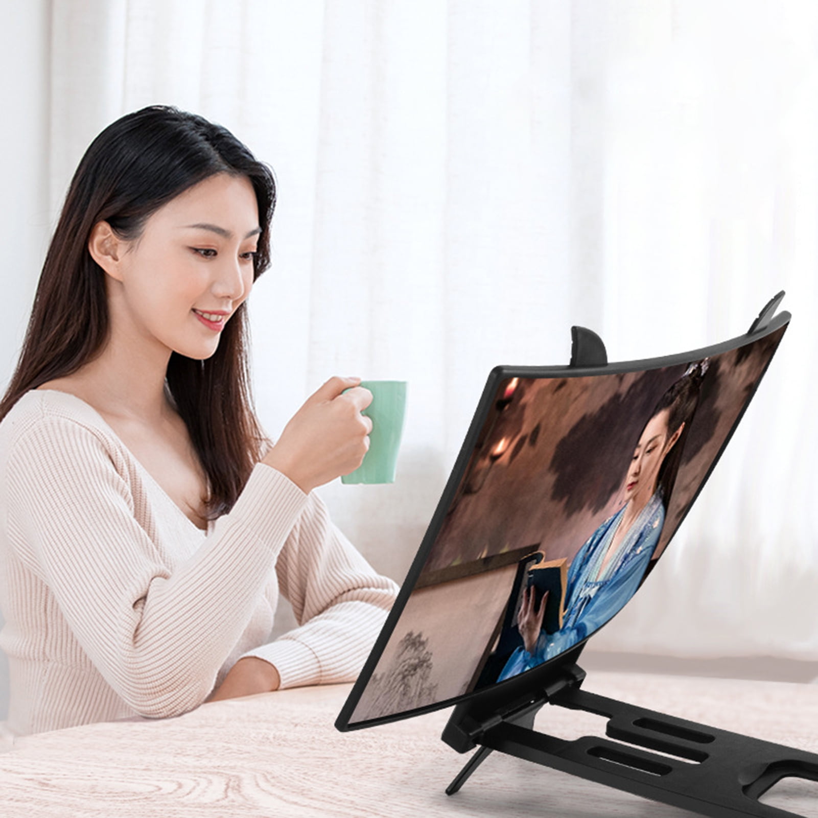 Deyuer Phone Amplifier 10 inch Multifunction Large Screen Tablet