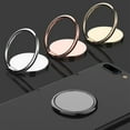thumbnail image 1 of Deyuer Phone Stand 360 Degree Rotation Self-adhesive Metal Finger Ring Phone Holder for Phones,Rose Gold, 1 of 8