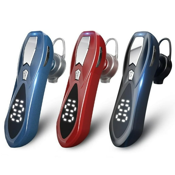 Deyuer Portable Business Sport Wireless Bluetooth-compatible 5.1 LCD In-ear Single Earphone Earbud