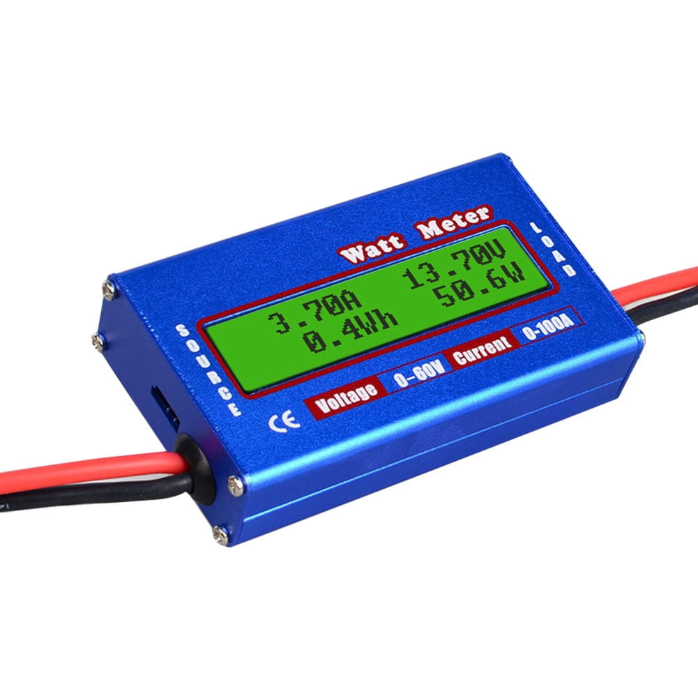 Deyuer Professional DC 60V 100A Balance Voltage Battery Power Analyzer RC Watt Meter