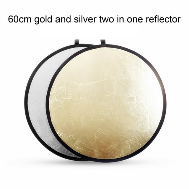 Deyuer Reflective Board 2in1 Collapsible Round 60cm Photography