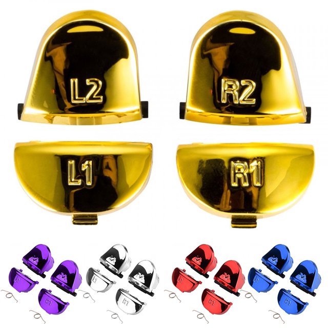 Deyuer Replace R1 L1 R2 L2 Triggers Buttons Thumbsticks Spring for Sony
