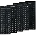 thumbnail image 1 of Deyuer Russian Spanish English French Letters PC Laptop Computer Keyboard Stickers,Italian, 1 of 8