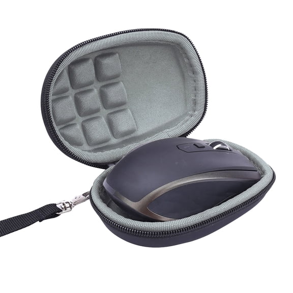 Deyuer Shockproof Hard Travel Case Storage Bag Pouch for Logitech MX Anywhere 2S Mouse,Black
