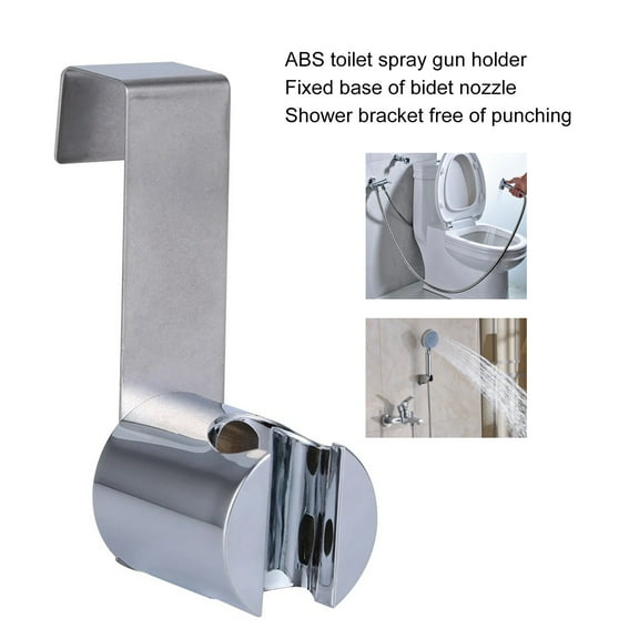 Deyuer Shower Bracket Pouch Free Corrosion Resistant Stainless Steel Handheld Bidet Sprayer Holder Bathroom Accessories