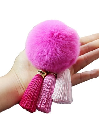  TOYANDONA 1000 Pcs Keychain Pom Pom DIY Wool Balls