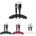 thumbnail image 1 of Deyuer USB Data Cable with LED Anti-winding Long Service Life Device Charge Type-C Fast Charging Cable for Home, 1 of 8