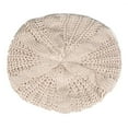 thumbnail image 1 of Deyuer Women Fall Winter Hat Knitted Bonnet Solid Color Elastic Twisted Texture Keep Warm Beret Photo Prop Cap for Outdoor Activities Travel Cycling, 1 of 8