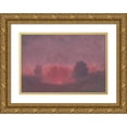 thumbnail image 1 of Dezider Czölder 18x14 Gold Ornate Wood Frame and Double Matted Museum Art Print Titled - Doberdo - Scene from the First World War (1901-1925), 1 of 4
