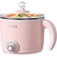Dezin Hot Pot Electric, 1.5L Rapid Noodles Cooker, NonStick Electric