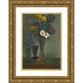 thumbnail image 1 of Dezsö Czigány 18x24 Gold Ornate Framed and Double Matted Museum Art Print Titled - Still Life with Flowers, 1 of 4