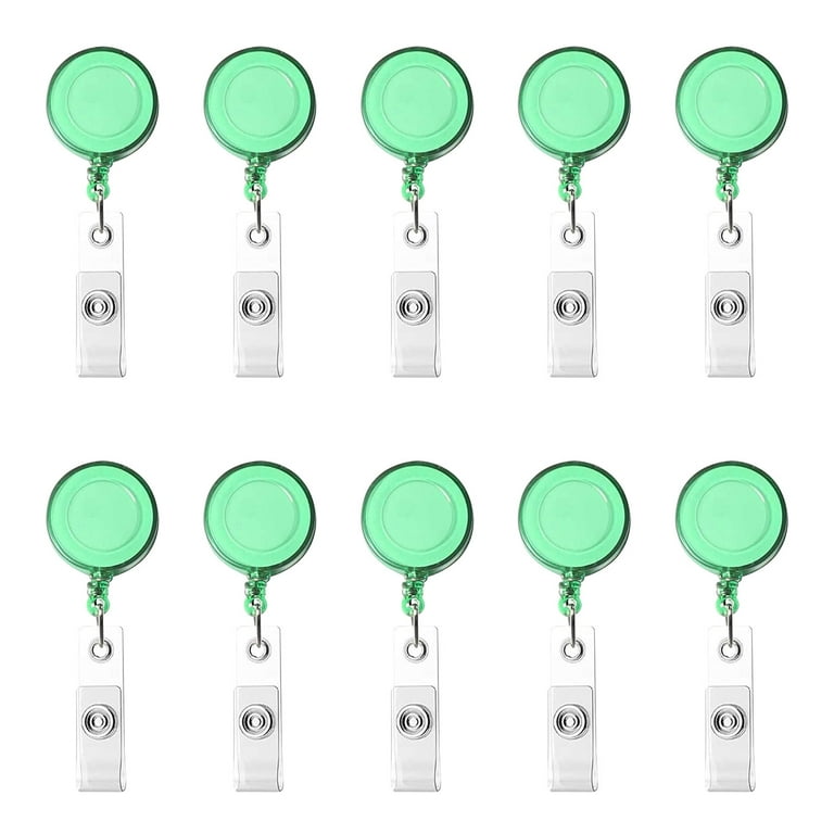 Dezsed 10Pc Retractable Badge Holder Badge Holder Scroll ID Card Holder 10  Colors on Clearance D 