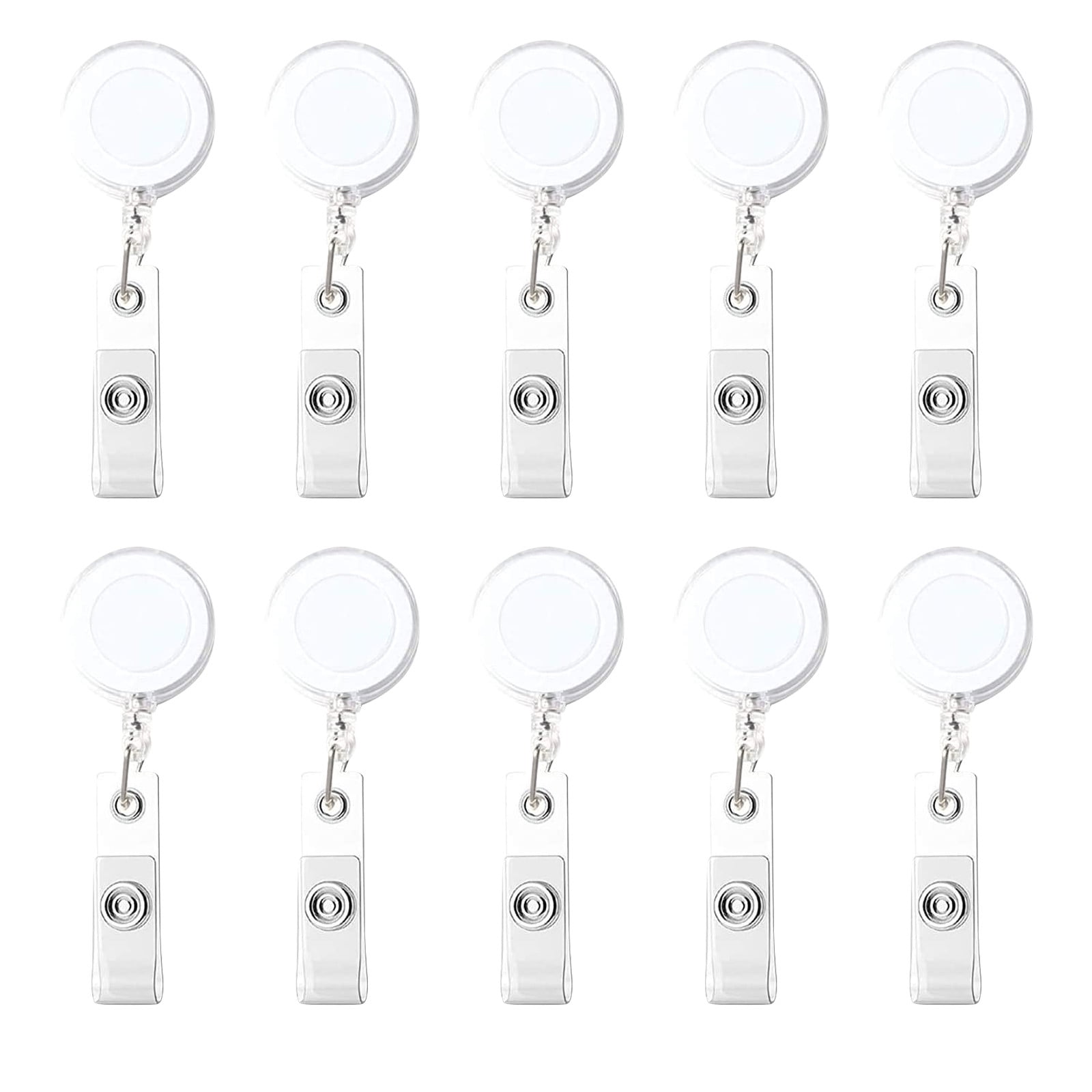 Dezsed 10Pc Retractable Badge Holder Badge Holder Scroll ID Card Holder 10  Colors on Clearance J 