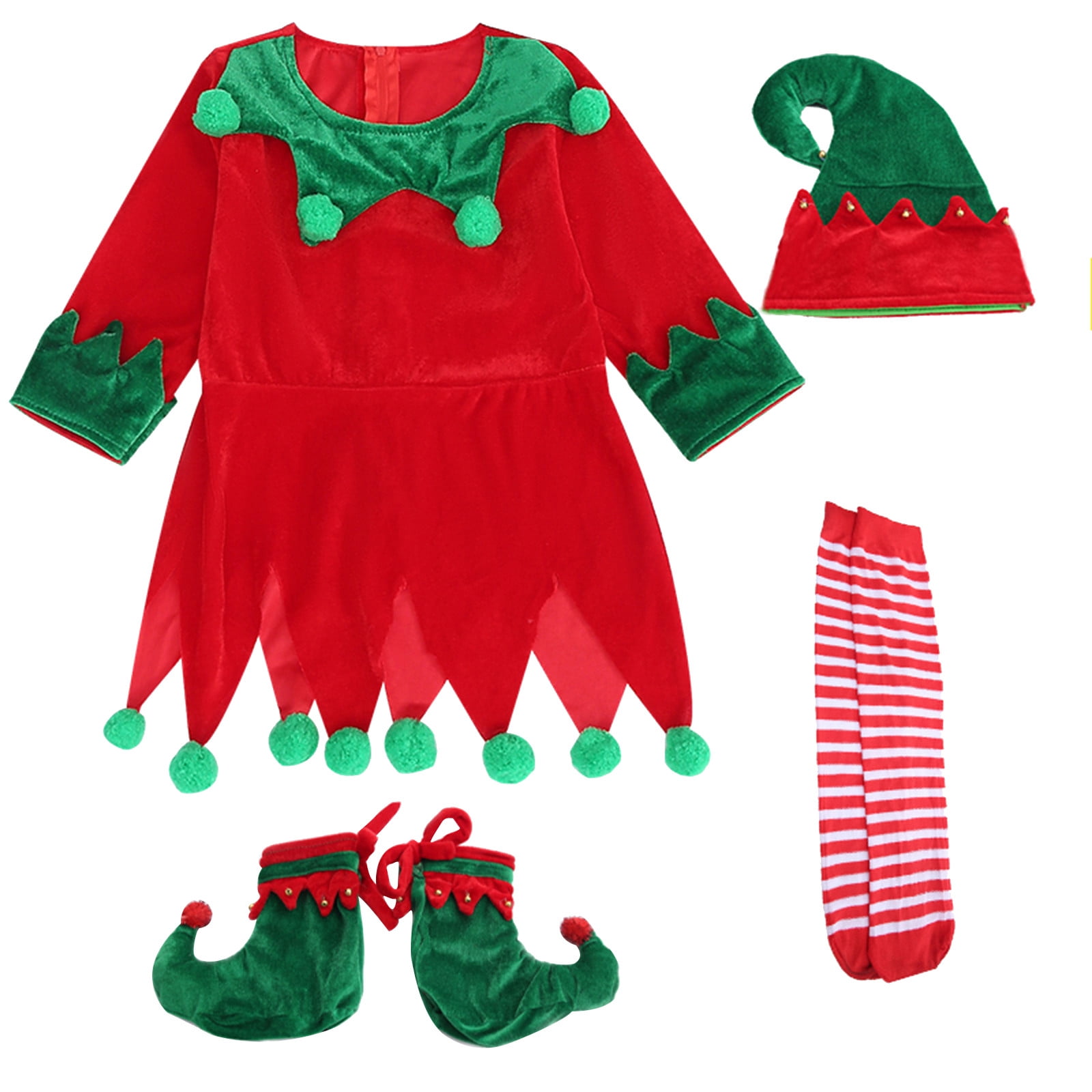 Dezsed 210Years Christmas Clothes For Kids Girls Fashion Cute Long
