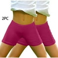 thumbnail image 1 of Dezsed 2 Pack Girls Bike Shorts Cartwheel Shorts for Girls Toddler Under Dress Dance Short Kids Summer Athletic Everyday Clothes Soft 8-10 Years Hot Pink, 1 of 5