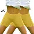 thumbnail image 1 of Dezsed 2 Pack Girls Bike Shorts Cartwheel Shorts for Girls Toddler Under Dress Dance Short Kids Summer Athletic Everyday Clothes Soft 8-10 Years Yellow, 1 of 5
