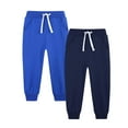 thumbnail image 1 of Dezsed 2 Pack Toddler Girls Boys Sweatpants Kids Casual Athletic Pull-On Cotton Jogger Pants with Drawstring for Boys Girls 13-14 Years Blue, 1 of 4