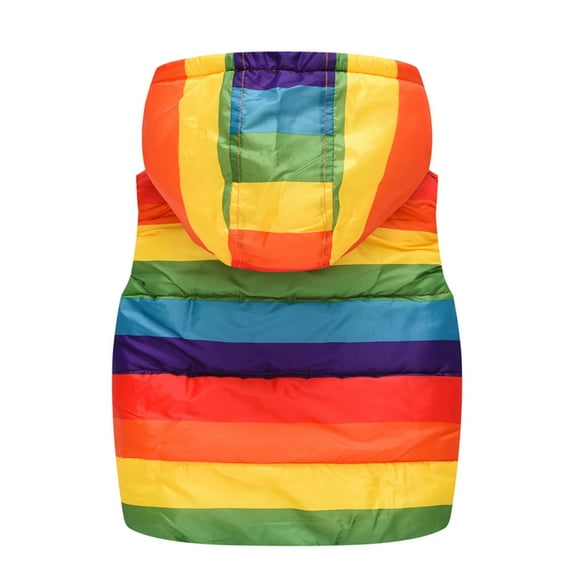 Dezsed 2022 Autumn Winter New Boys Girls Sleeveless Hooded Wool Vest Jacket Cartoon Print Coat Kids Warm Cashmere Vest Children Outwear Clothes 12Month-5Year