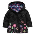 thumbnail image 1 of Dezsed 2022 Fall Winter Girls Raincoat Coat Long Sleeve Hooded Outerwear For Kids 8M-5Y Children Windbreaker Rain Jacket Birthday Gift School Outfit On Clearance, 1 of 3