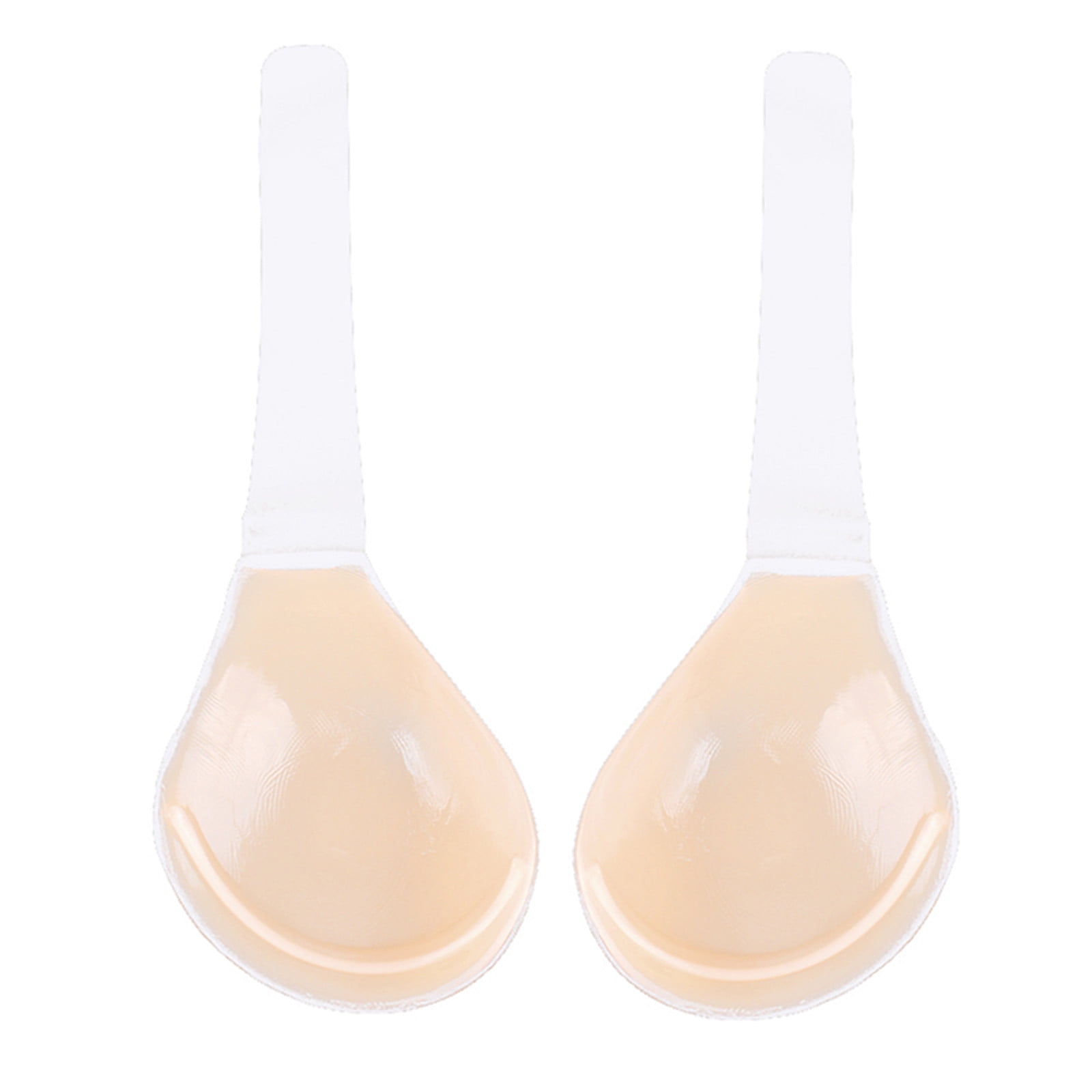 Dezsed Adhesive Bra Strapless Invisible Push up Silicone Bra Clearance  Ladies Large Size Gathering Invisible Bra Glossy Breast Stickers Seamless  Bra Silicone Underwear Beige XXL/DDD 