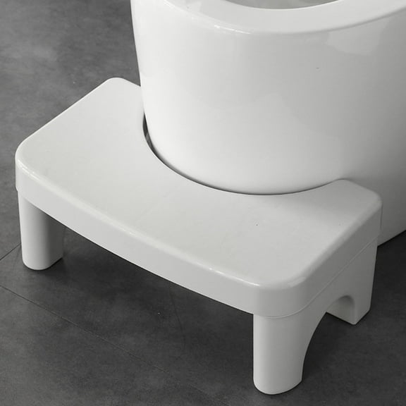 Dezsed Bathroom Toilet Squatting Stool Non-slip Toilet Footstool Stools Foot Chair on white