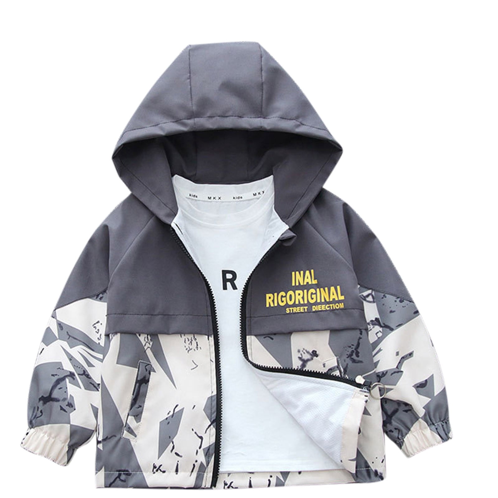 Kids Rain Jacket Fashion Outdoor Children Raincoat Lightweight