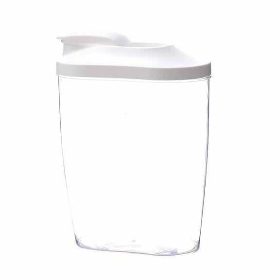Dezsed Cereal Storage Containers Plastic Cereal Dispenser Storage Box Kitchen Food Grain Rice Container Nice White